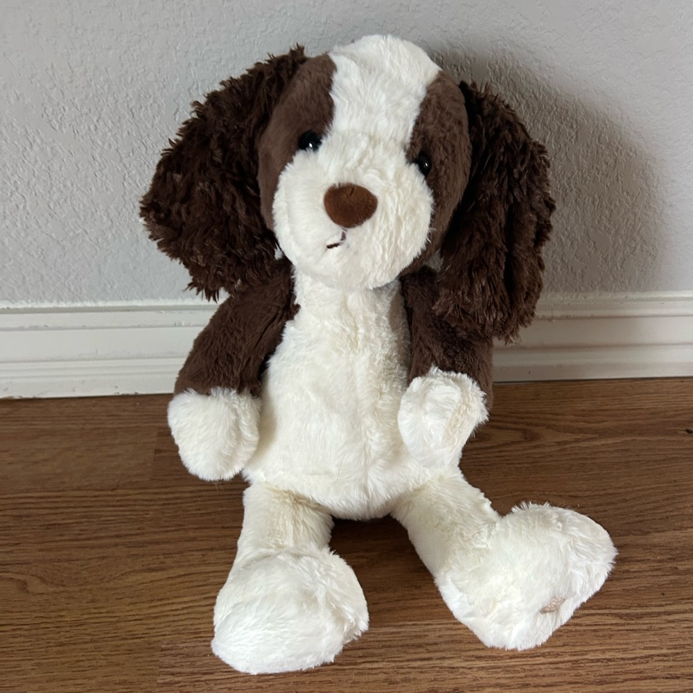 Spark Create Imagine Plush Dog Stuffed Animal Brown White Puppy 10" NWOT